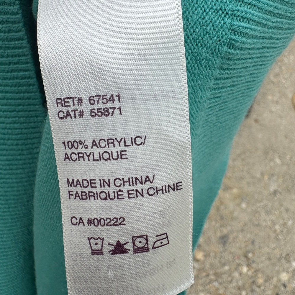 Elegant Teal Sweater for Women - Picture 9 of 9